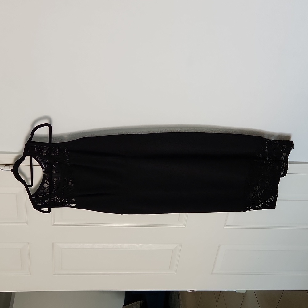 Torrid Black Top & Bottom Lace Cocktail Dress. Sz 12